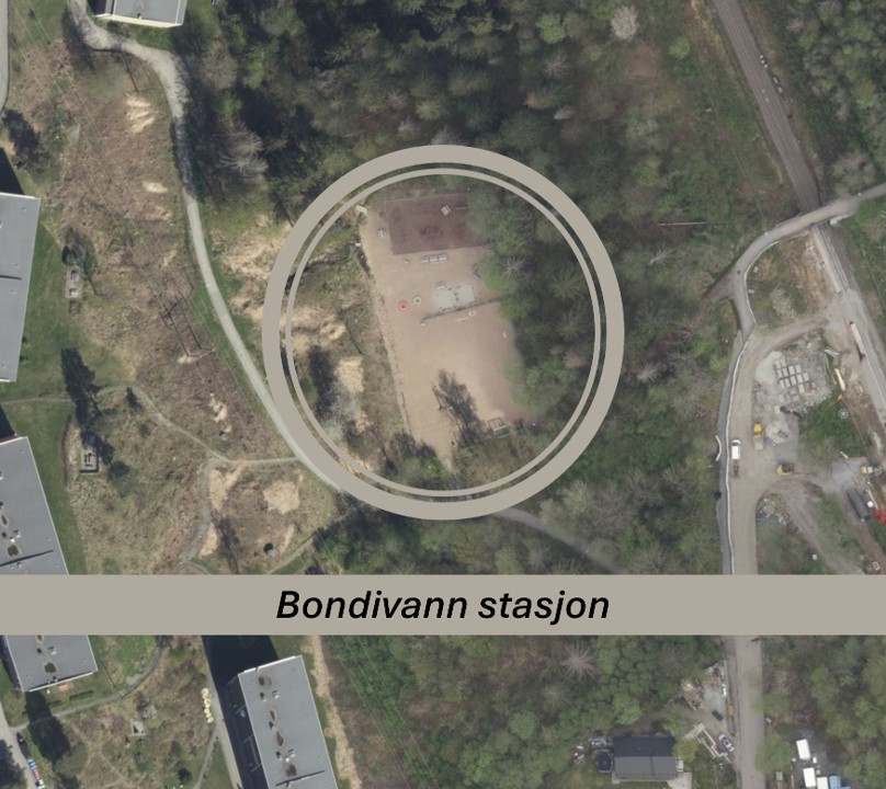 Nye boliger ved Bondivann stasjon